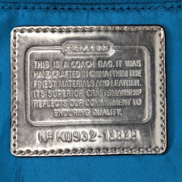 Coach Poppy Graffiti Signature Tote Multicolor Canvas Gold Leather Straps 13839 - Picture 14 of 16